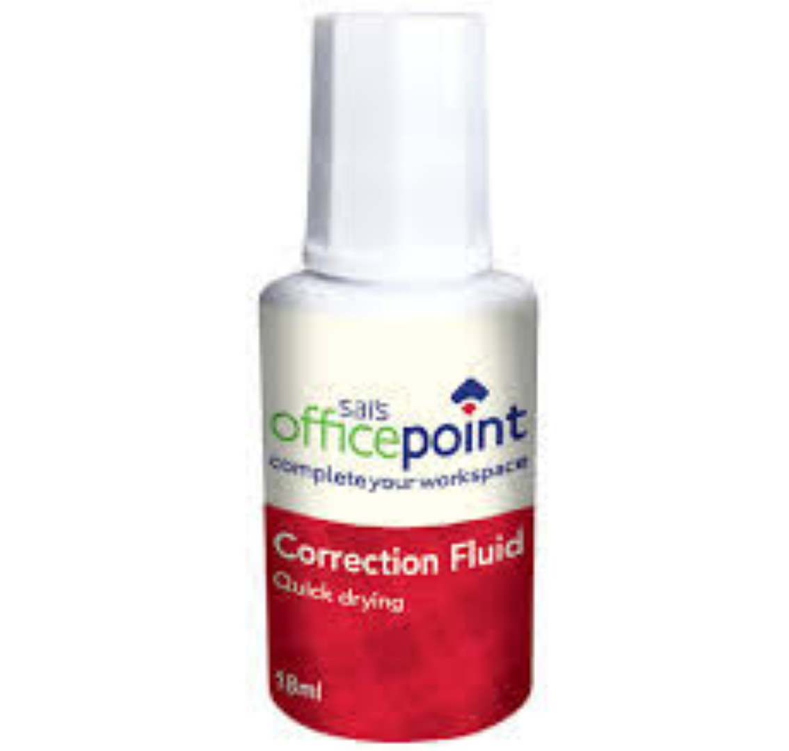 OFFICE POINT WHITE OUT 18ML